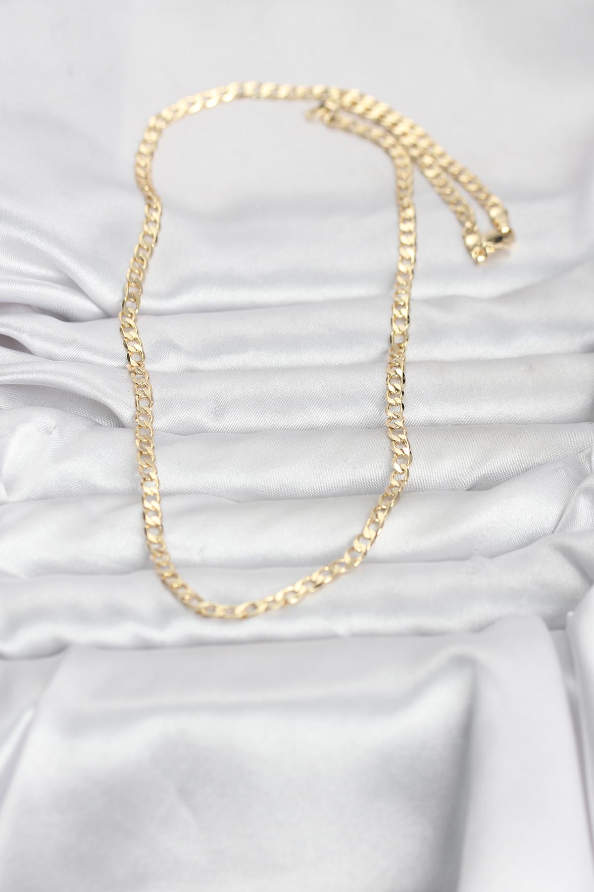 CM 14K Gold Renk Zincir Model 60 cm Kadın Kolye 2