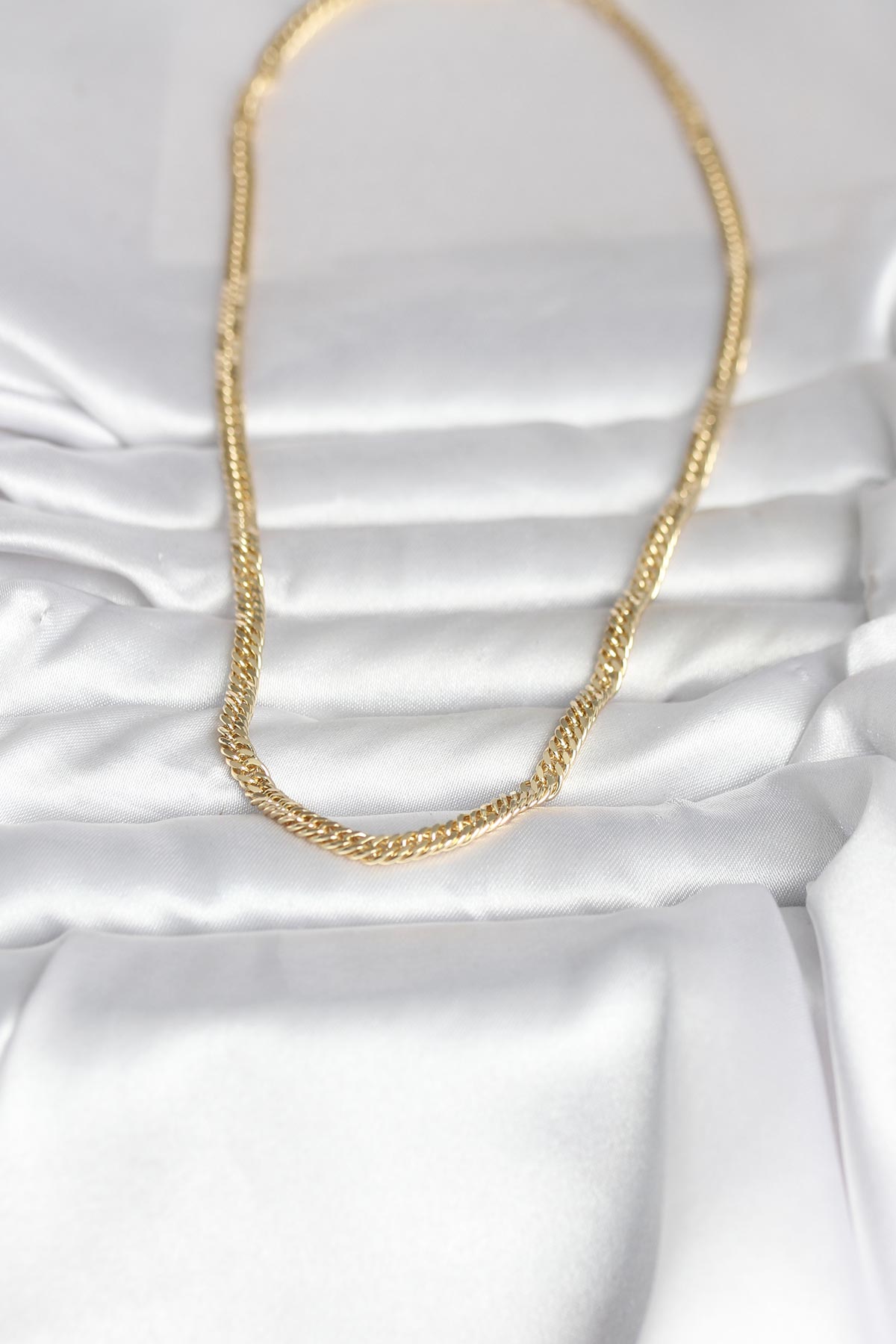 CM 14K Gold Renk Zincir Model 45 cm Kadın Kolye 2