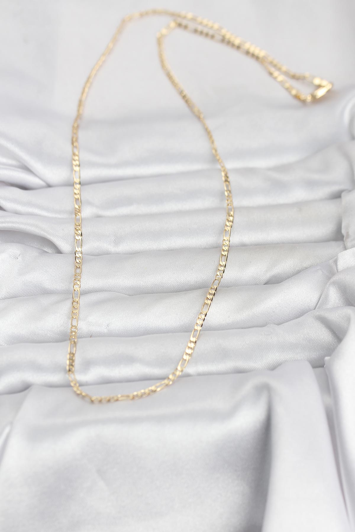 CM 14K Gold Renk İnce Kuşgözü Zincir Model 60 cm Kadın Kolye 2