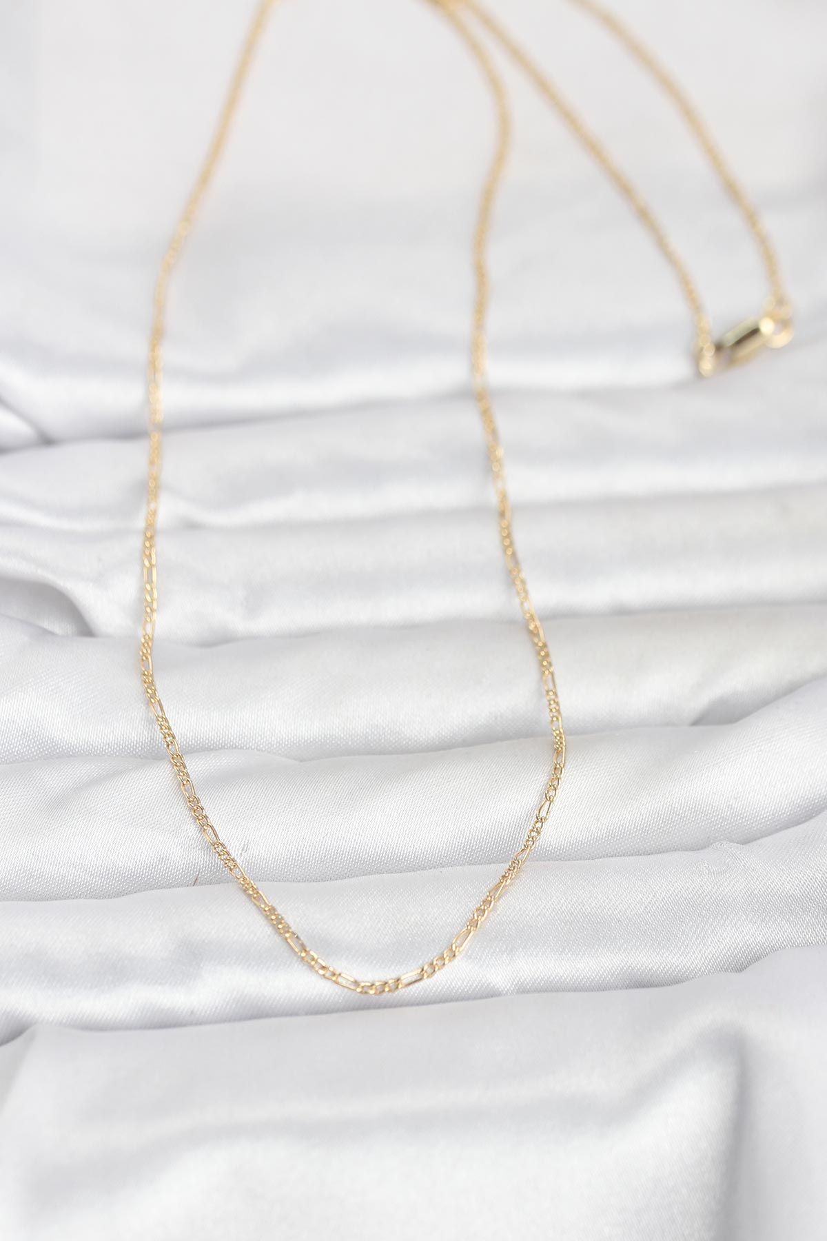 CM 14K Gold Renk 60 cm Zincirli Kadın Kolye 2