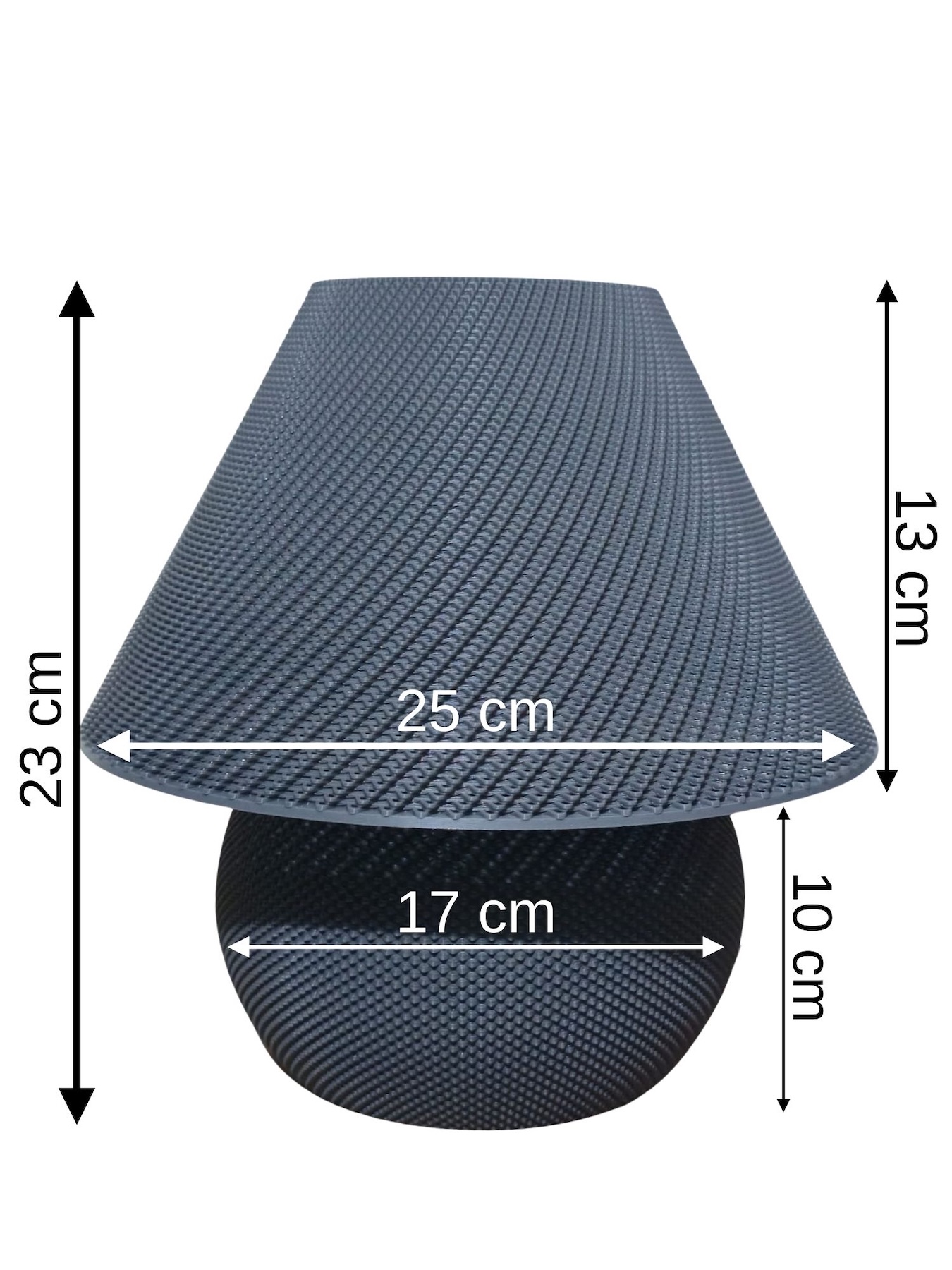 Luno Abajur | İskandinav Stil Aydınlatma - Gri