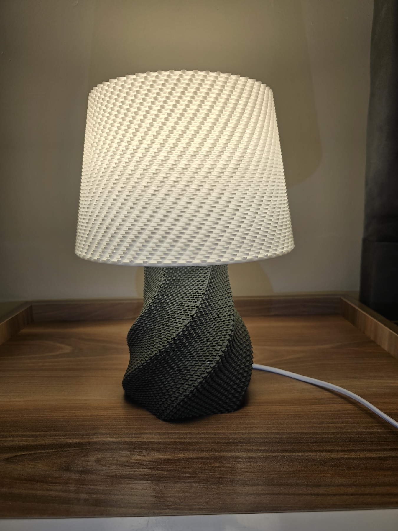 Mossa Abajur | İskandinav Stil Hasır Görünümlü Aydınlatma